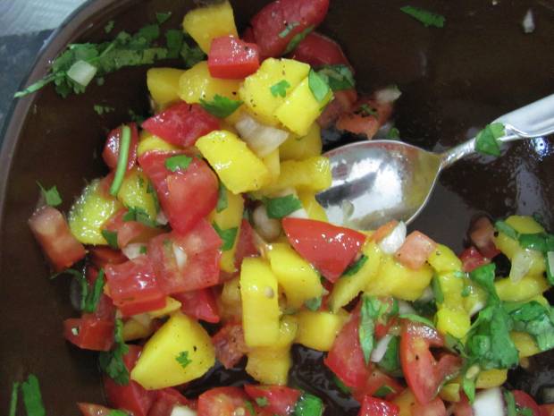 Chunky Mango Cilantro Salsa