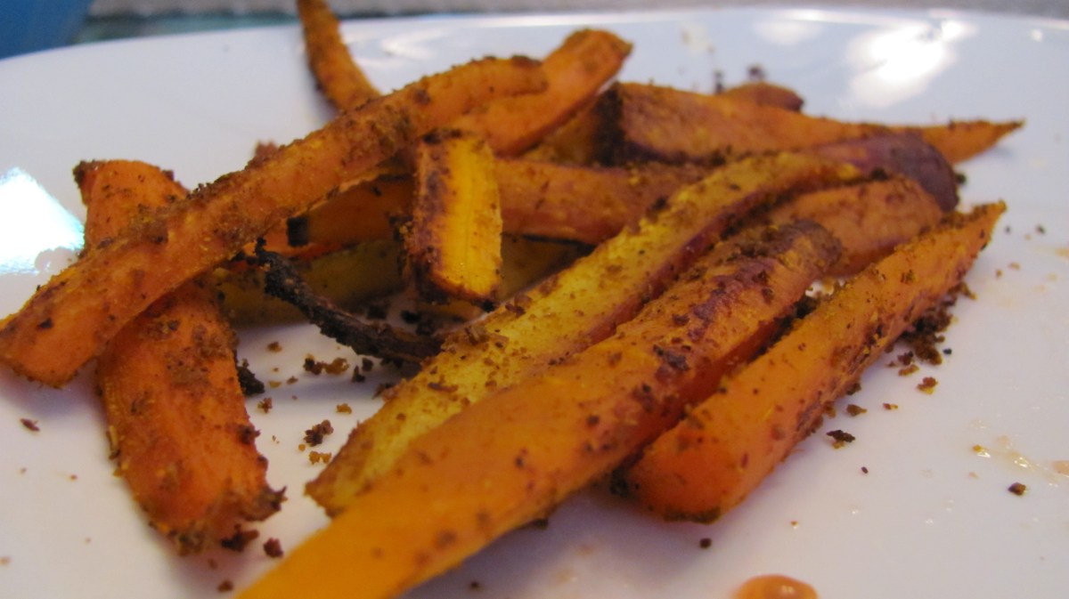 Roasted Curry Carrot Fries