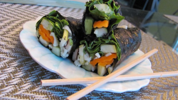 Vegetarian Sushi Nori Wraps
